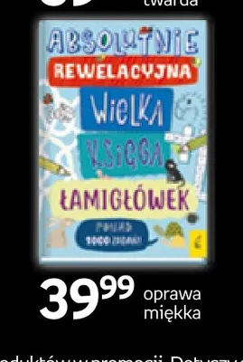 Książka Absolutnie rewelacyjna wielka księga łamigłówek oprawa miękka promocja w Empik