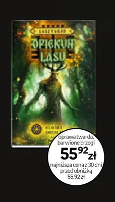 Książka Opiekun Lasu oprawa twarda barwione brzegi promocja w Empik