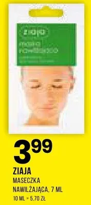Maseczka Ziaja nawlażająca promocja w Drogerie Natura