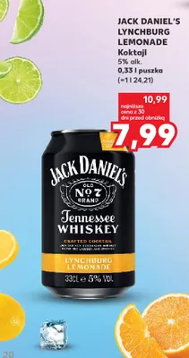 Koktajl Jack Daniel's Lynchburg Lemonade promocja w Kaufland