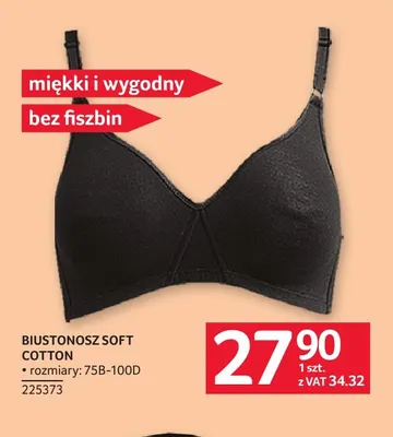 Biustonosz Soft Cotton promocja w Selgros