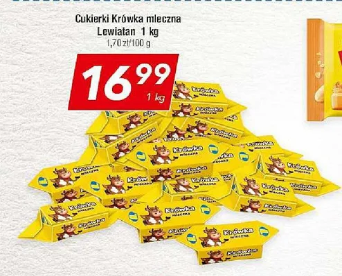 Cukierki Krówka mleczna Lewiatan promocja w LEWIATAN