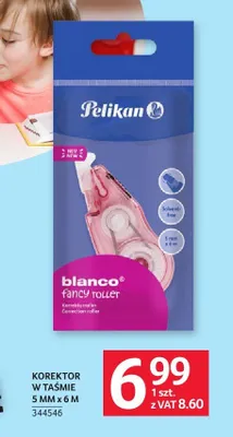 Korektor w taśmie Pelikan Blanco Fancy Roller promocja w Selgros