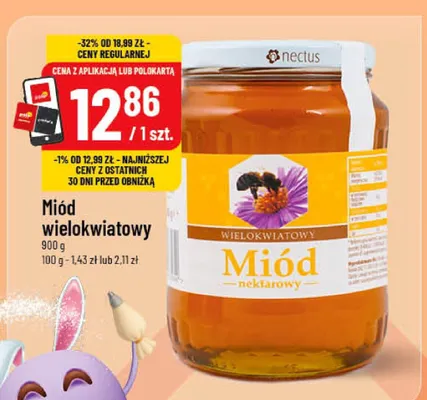 Miód wielokwiatowy promocja w POLOmarket