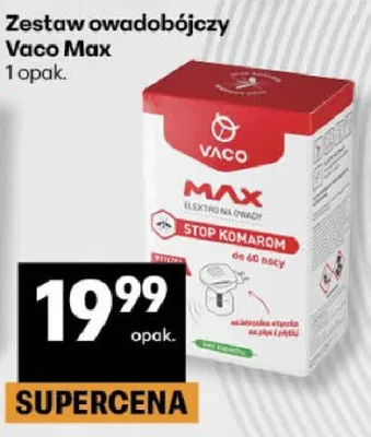 Zestaw owadobójczy Vaco Max promocja w Delikatesy Centrum