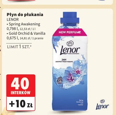 Płyn do płukania Lenor Gold Orchid & Vanilla promocja w Intermarche