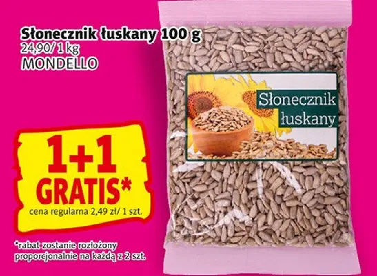 Słonecznik łuskany 100g promocja w Prim Market