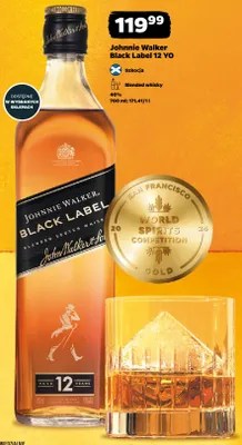 Whisky Johnnie Walker Black Label 12 YO promocja w Netto