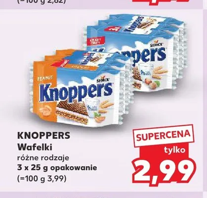 Wafelki Knoppers promocja w Kaufland