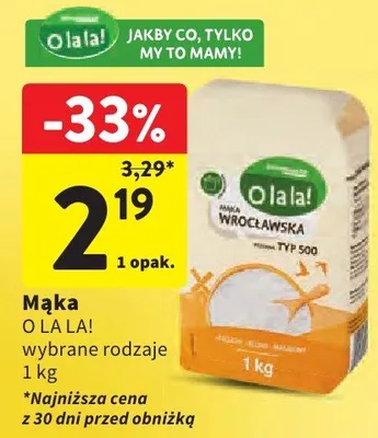 Mąka wybrane rodzaje promocja w Intermarche