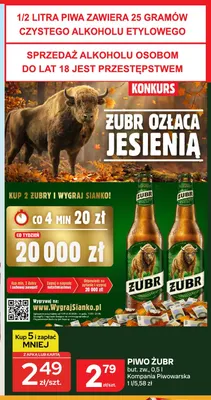 Piwo Żubr promocja w Chorten
