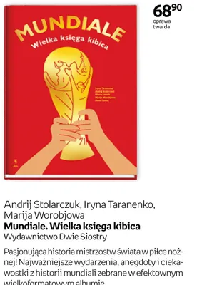 Książka Mundiale. Wielka księga kibica promocja w Empik