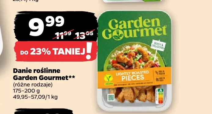 Danie roślinne Garden Gourmet promocja w Netto