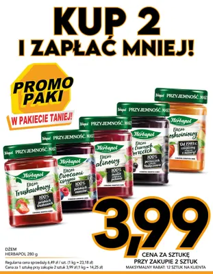 Dżem Herbapol truskawkowy promocja w Kupiec