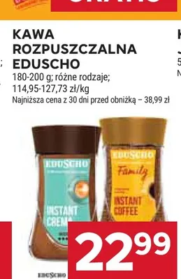 Kawa rozpuszczalna Eduscho promocja w Stokrotka