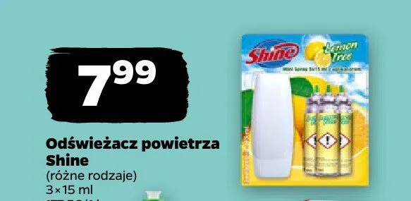 Odświeżacz powietrza Shine promocja w Netto