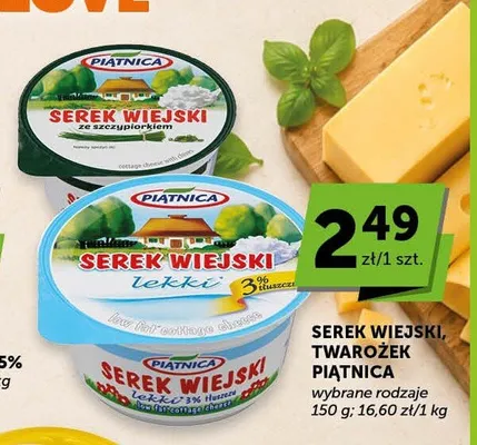 Serek wiejski ze szczypiorkiem Piątnica promocja w ABC