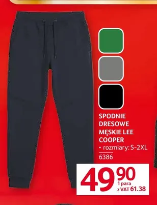 Spodnie dresowe męskie Lee Cooper promocja w Selgros