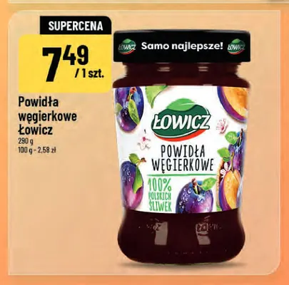 Powidła węgierkowe Łowicz promocja w POLOmarket
