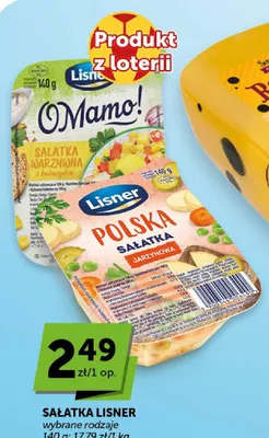 Sałatka jarzynowa Lisner Polska promocja w Groszek