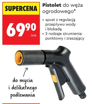 Pistolet do węża ogrodowego FISKARS promocja w Biedronka