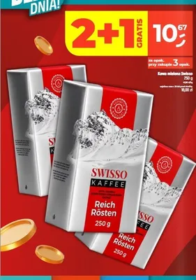Kawa mielona Swisso Reich Rösten promocja w Dealz