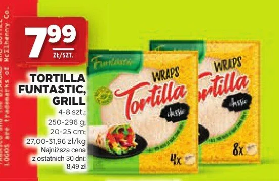 Tortilla Funtastic Grill promocja w Stokrotka