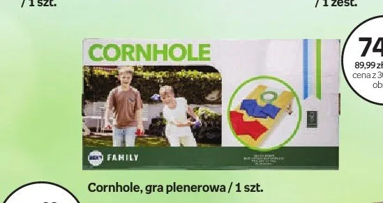 Cornhole gra plenerowa promocja w Dzień Dziecka