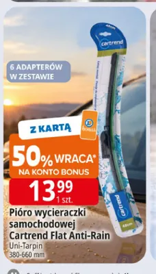 Pióro wycieraczki samochodowej Cartrend Flat Anti-Rain promocja w Leclerc