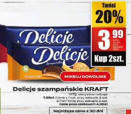 Delicje szampańskie promocja w Supeco