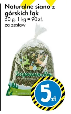 Naturalne siano z górskich łąk promocja w Tedi