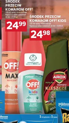 Środek przeciw komarom Off! Kids promocja w Stokrotka