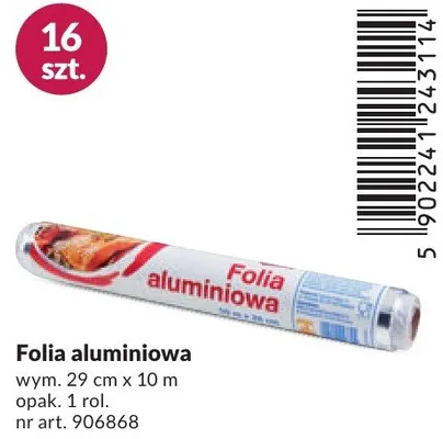 Folia aluminiowa promocja w Makro