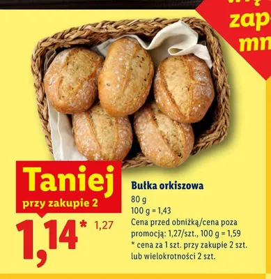 Bułka orkiszowa promocja w Lidl