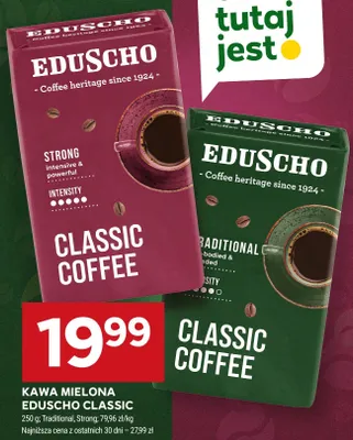 Kawa mielona Eduscho Classic Traditional promocja w Stokrotka