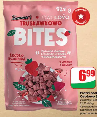 Płatki poduszki Ovolovo 2 rodzaje promocja w Dino