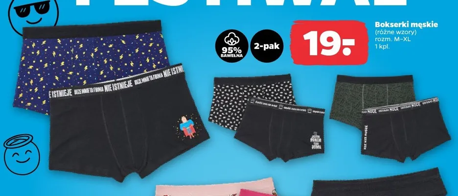 Bokserki męskie 2-pak promocja w Netto