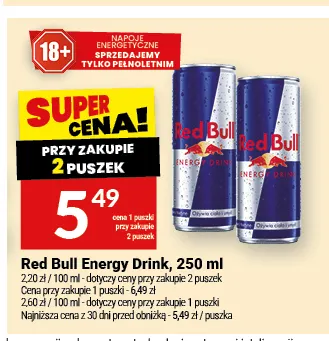 Napój energetyzujący Red Bull Energy Drink promocja w Twój Market