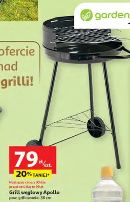 Grill węglowy Apollo promocja w Auchan
