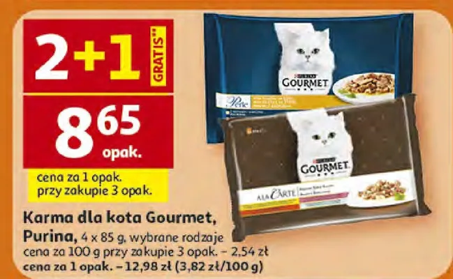 Karma dla kota Gourmet, Purina promocja w Auchan