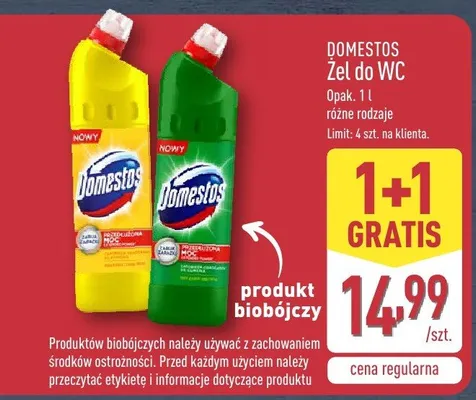 Żel do WC różne rodzaje promocja w Aldi