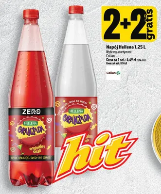 Napój Hellena Oranżada Zero promocja w TOPAZ