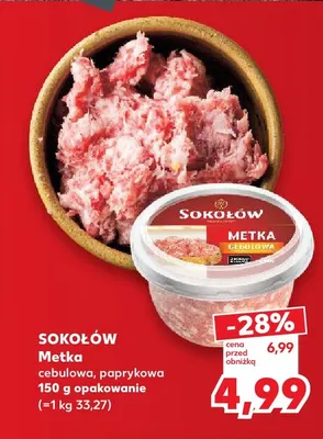 Metka paprykowa Sokołów promocja w Kaufland