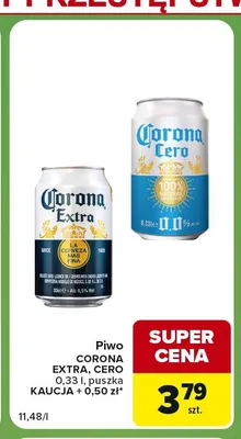 Piwo Corona Extra promocja w Carrefour Express