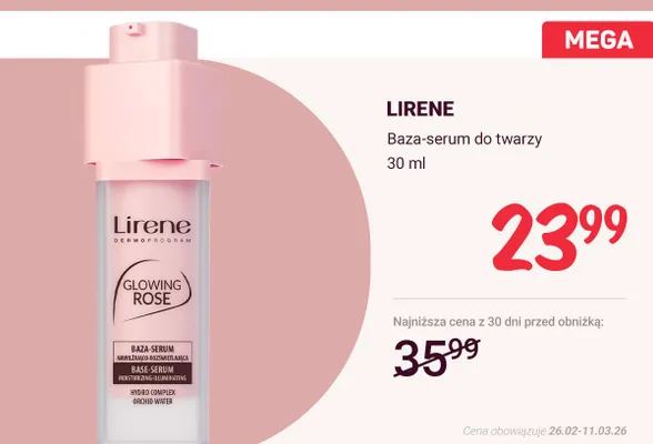 Baza-serum do twarzy promocja w Rossmann