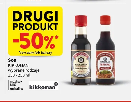 Sos Kikkoman sojowy promocja w Intermarche