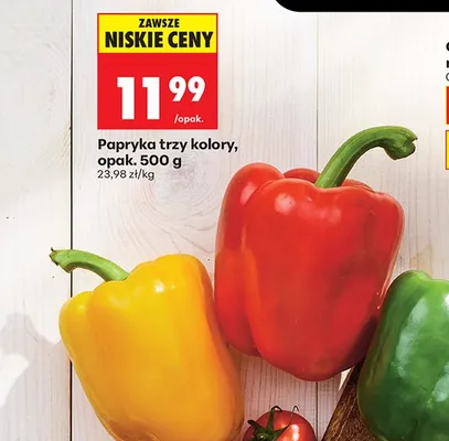 Papryka trzy kolory promocja w Biedronka