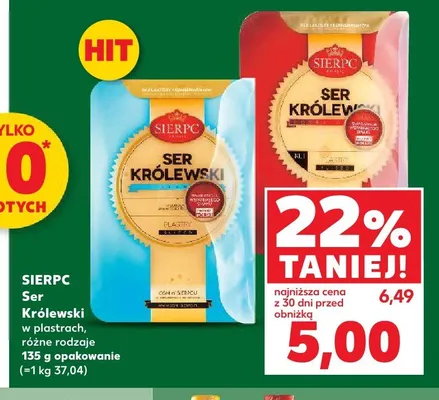 Ser Królewski Sierpc promocja w Kaufland