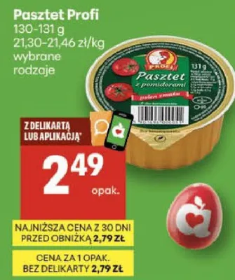 Pasztet Profi wybrane rodzaje promocja w Delikatesy Centrum