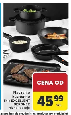 Naczynie kuchenne linia EXCELLENT BERGNER promocja w Carrefour